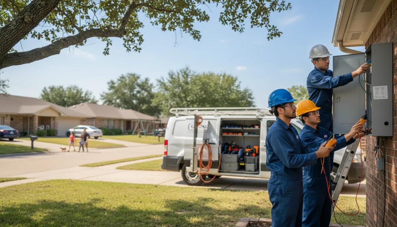 Certified electrician providing emergency electrical services in Summit Lake, WI